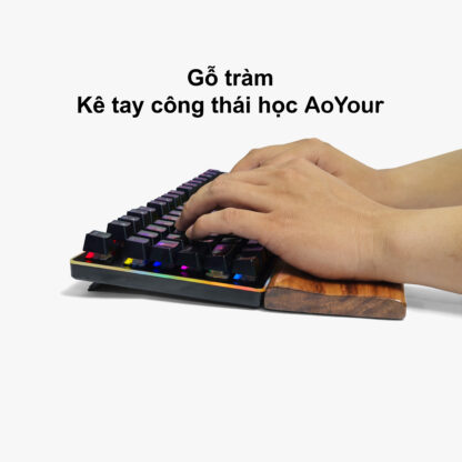 Kê tay công thái học - Gỗ tràm