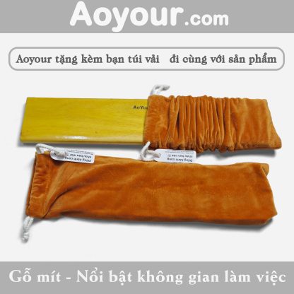 Kê tay bàn phím - Công thái học - Gỗ Mít - Ảnh 5