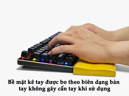 Kê tay công thái học -Gỗ Mít - Hình ảnh 2