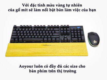 Kê tay công thái học -Gỗ Mít - Hình ảnh 4