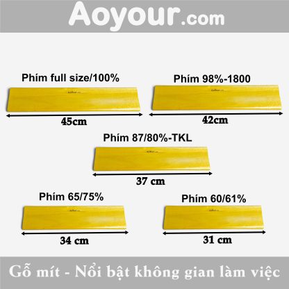 Kê tay bàn phím - Công thái học - Gỗ Mít - Ảnh 7