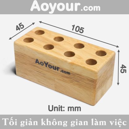 Giá để bút bằng gỗ - Ảnh 4