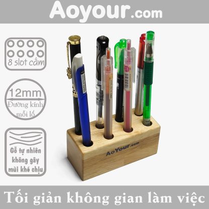 Giá để bút bằng gỗ